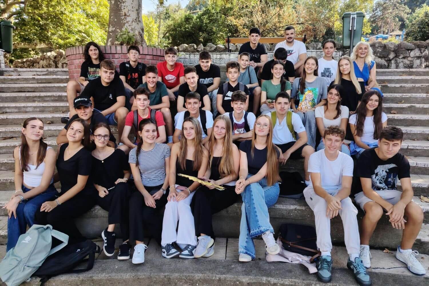 Одељење 1-9 у обиласку града